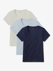 Fitted V-Neck Marcy 3-Pack