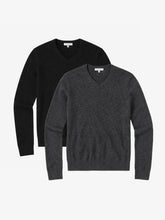 Classic Cashmere V-Neck Bergen Sweater 2-Pack
