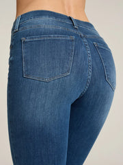 High Rise Miniboot Ankle Logan Jeans