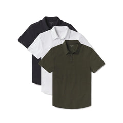 Luxe Performance Polo 3-Pack