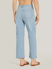 High Rise Cropped Straight Leg Hubert Jeans