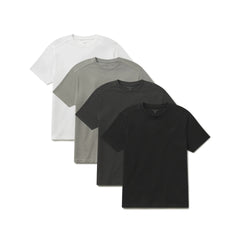 Cotton Jersey Oversized Tee 4-Pack
