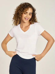 Fitted V-Neck Marcy Tee - Pre Order