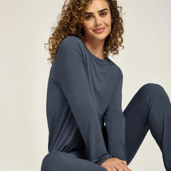 Pajama Long Sleeve Crew Neck