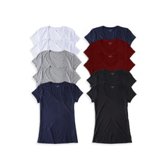 Fitted V-Neck Marcy 10-Pack