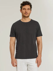 Linen Blend Crew Tee