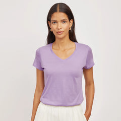 Fitted V-Neck Marcy Tee