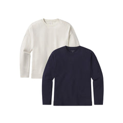 Cotton Jersey Oversized Long Sleeve Tee 2-Pack