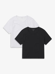 Everyday Cotton One Pocket Crew Tee 2-Pack