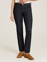 Mid Rise Slim Straight Ridge Jeans