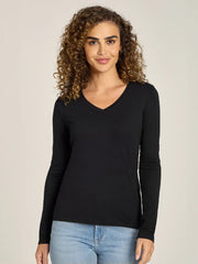 Long Sleeve V-Neck Tee Marcy