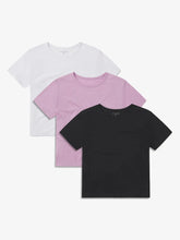 Cropped Fitted Crew Marcy Tee 3-Pack
