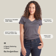 Fitted V-Neck Marcy Tee