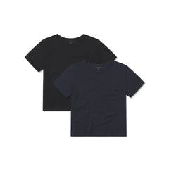 Cropped Fitted Crew Marcy Tee 2-Pack