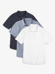 Jersey Sueded Polo 3-Pack