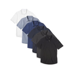 Jersey Sueded Polo 6-Pack
