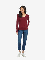 Long Sleeve V-Neck Tee Marcy