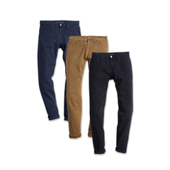 Skinny Twill Stretch Jeans 3-Pack