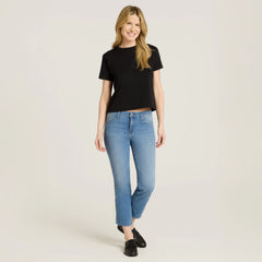 Mid Rise Slim Cropped Leg Logan Jeans