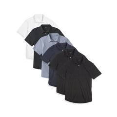 Jersey Sueded Polo 6-Pack