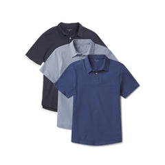 Jersey Sueded Polo 3-Pack