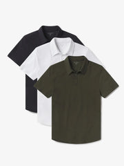 Luxe Performance Polo 3-Pack
