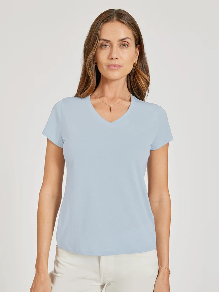 Fitted V-Neck Marcy Tee