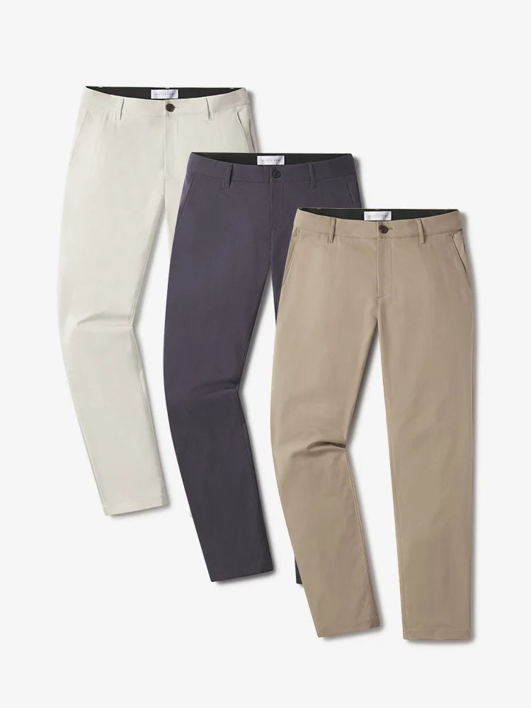5 Pocket Travel Pants 3-Pack