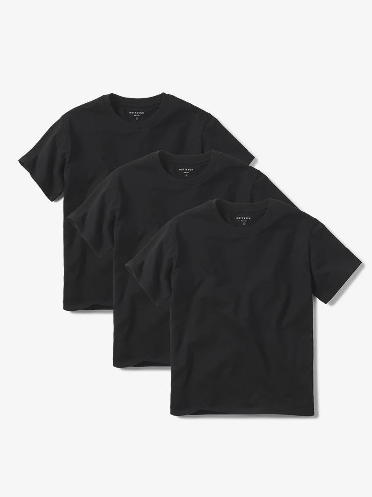 Everyday Cotton Crew Tee 3-Pack