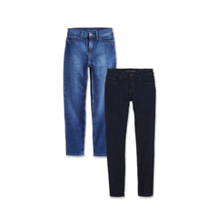 Mid Rise Slim Straight Ridge 2-Pack