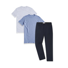 Bundle: 1 Pair of Travel Pants + 2 tees