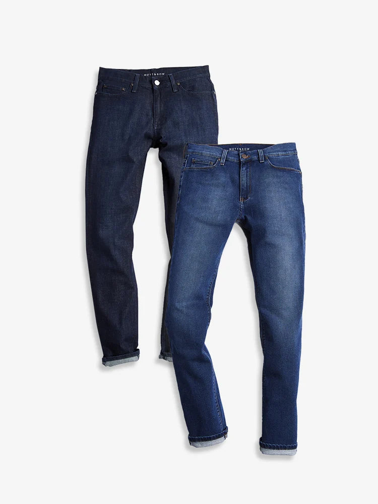 Slim Crosby and Slim Oliver 2-Pack Jeans
