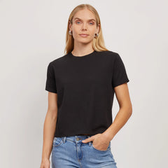 Cropped Fitted Crew Marcy Tee
