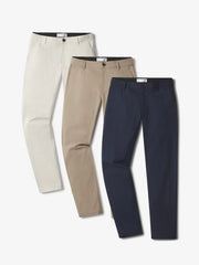 Slim Tech Pants 3-Pack