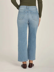 High Rise Cropped Straight Leg Hubert Jeans