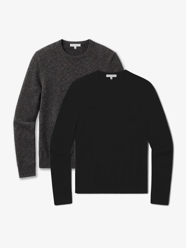 Classic Cashmere Crew Bergen Sweater 2-Pack