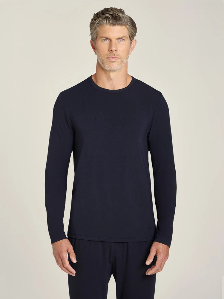 Pajama Long Sleeve Crew Neck