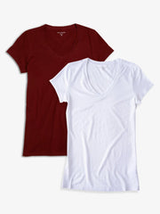 Fitted V-Neck Marcy 2-Pack WDP2