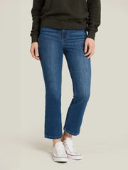 High Rise Miniboot Ankle Logan Jeans