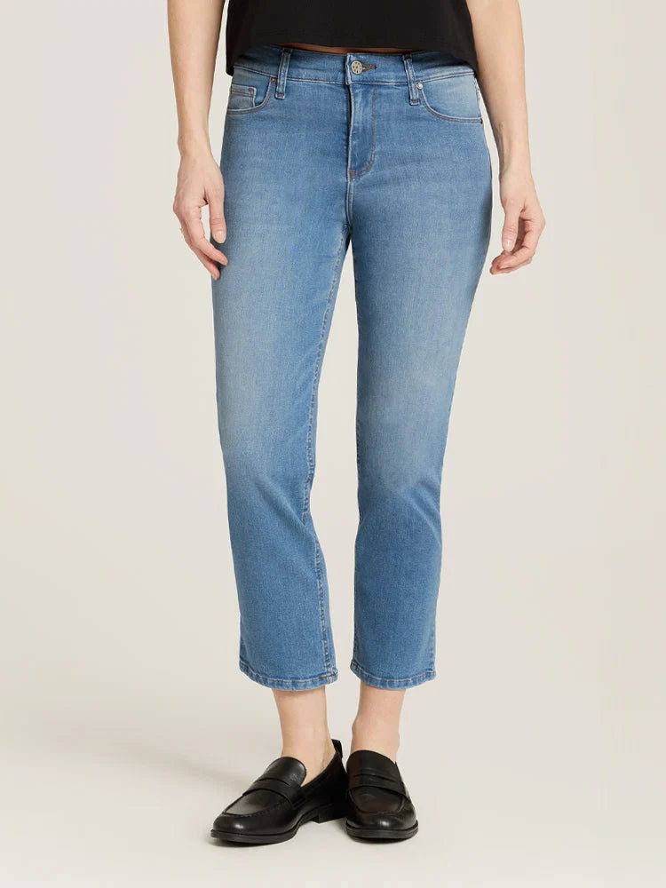 Mid Rise Slim Cropped Leg Logan Jeans