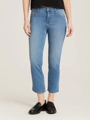 Mid Rise Slim Cropped Leg Logan Jeans