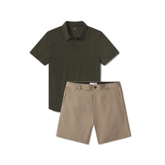Bundle 22: 1 Luxe Polo Tee + 1 pair of Tech Short