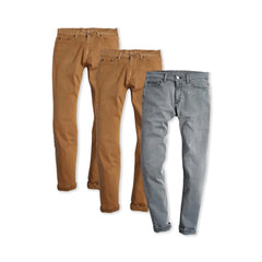 Slim Mercer and Slim Stone 3-Pack Jeans
