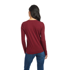 Long Sleeve V-Neck Tee Marcy