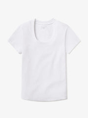 Rib Scoop Neck Tee