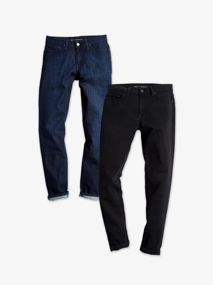 Slim Crosby and Slim Jay 2-Pack Jeans