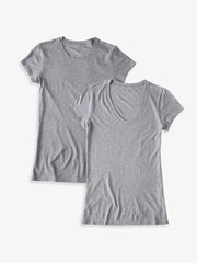 Fitted Crew & V-Neck 2-Pack WDP4