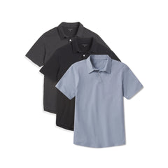 Jersey Sueded Polo 3-Pack