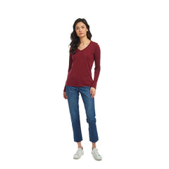 Long Sleeve V-Neck Tee Marcy