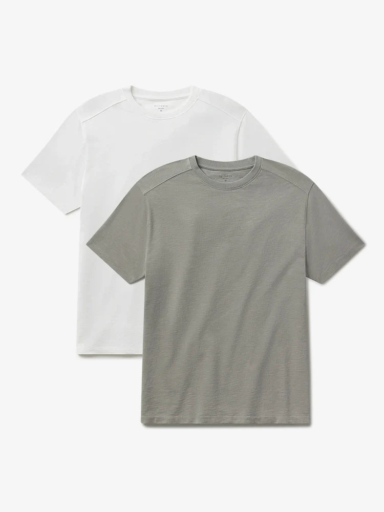 Cotton Jersey Oversized Tee 2-Pack